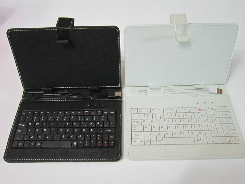 Free shipping Leather Case Keyboard for 7 7 inch Tablet PC Android MID cases for tablets
