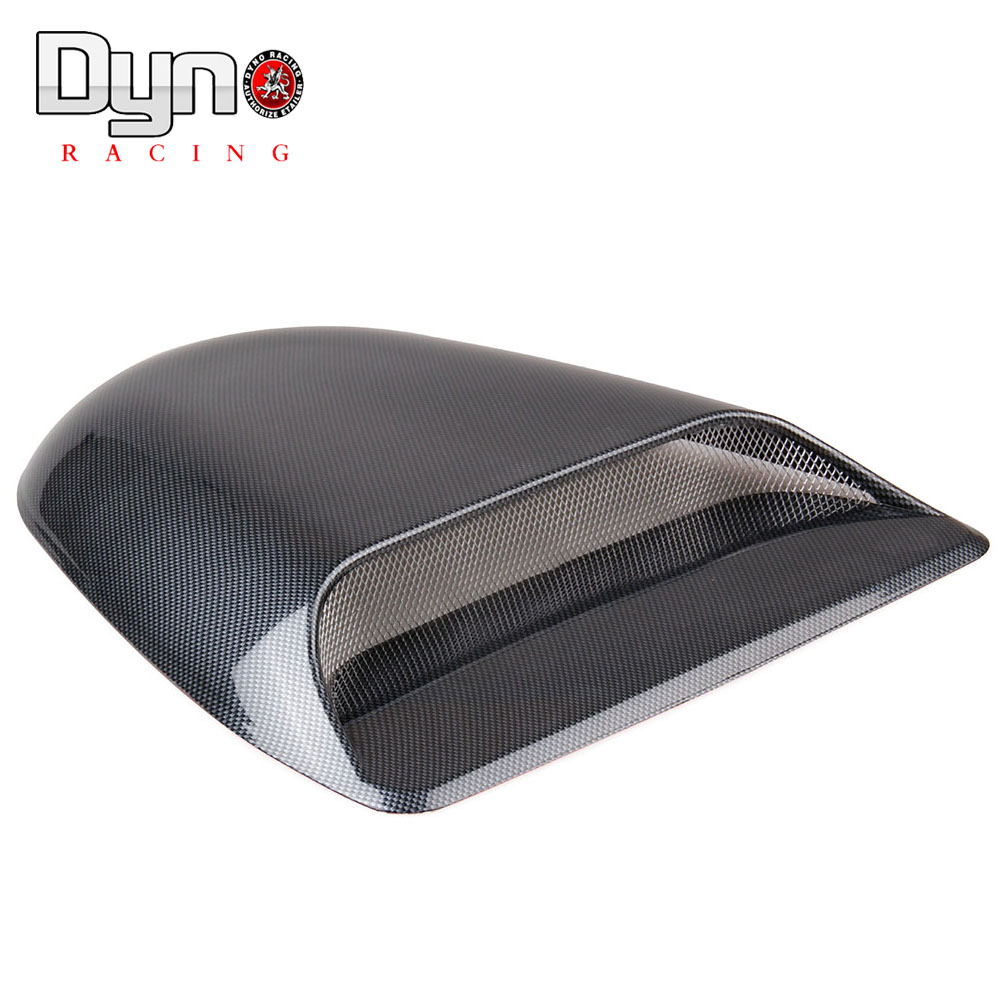 Dyno Universal Carbon Car decorative Air Flow Intake hood Scoop Vent