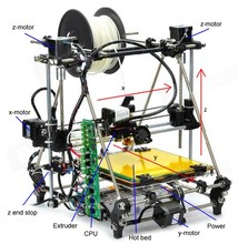 Ex Prusa Mendel 3DP01 RepRap 3D export foreign trade quality DIY printer