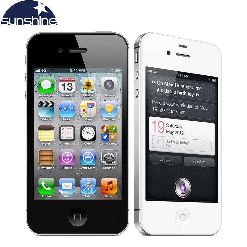 iPhone4s Original Unlocked Apple iPhone 4S Used Phone 3 5 IPS Smartphone 512 MB RAM 16