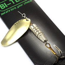 2015 SPINNER LURE fishing lures top quality artificial bait metal fish hook fishing tackle New Swim bait Fishing bait