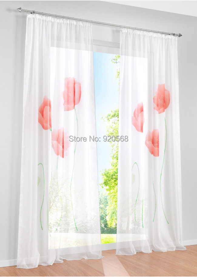 Aliexpress.com: kaufen sie wohnzimmer sheer gaze vorhänge gute ...