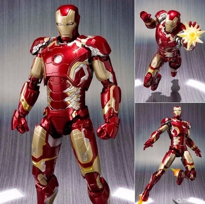 Avengers Age of Ultron S.H.Figuarts Iron Man Mark 43 PVC SHF Action Figure Collectible Model Toy 15cm Retail Box N32