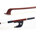 Carbon Fibre Core Laminated Pernambuco Wood Skin Double Bass Bow Well Flexibility All Parts Professional Mounted