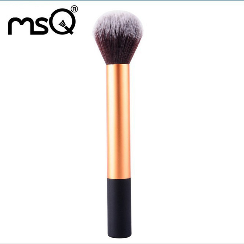 MSQ Yellow Synthetic Hair RC Foundation Makeup Brush Cheek Single Brush KIt Free Shipping