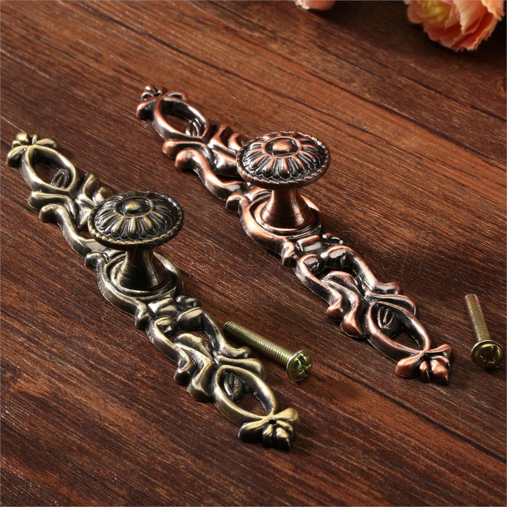 Online kopen wholesale antique cabinet handles oval brass uit ...