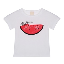 Lovely Watermalon Printed Baby Boys Girls Kids Summer Short Sleeve Fashion T-shirt Cozy