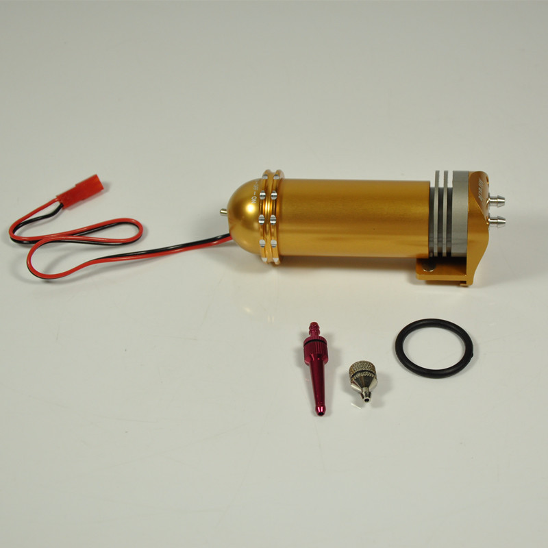 Miracle RC Metal Electric Fuel Pump 7.212V For Gas and Nitro Aluminum Anonized Version II