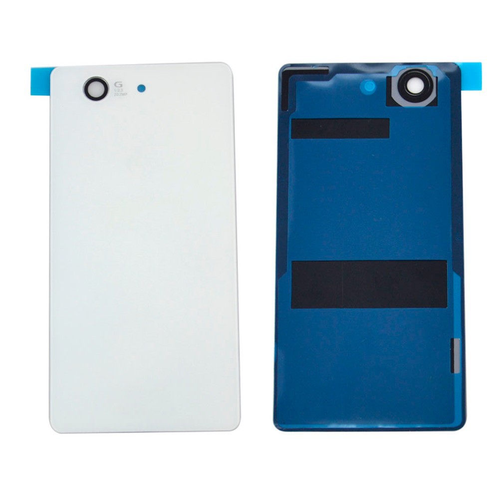 Case For Sony Xperia Z3 Compact D5803 D5833 Rear Back Cover Battery Door Housing glass white