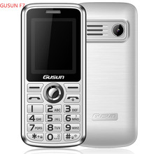 Original Gusun F7 Old Man phone Ultra-thin Dual SIM Card Flashlight Big Speaker FM Radio camera 1.77 Inch Cell phone