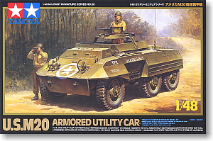 Tamiya model tank 1:48 M20 wheeled armored vehicles, 32556 in the United States