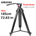 ASHANKS A750 1 85M Aluminum Foldable Professional Photographic Tripod Fluid head for Digital SLR DSLR Camera