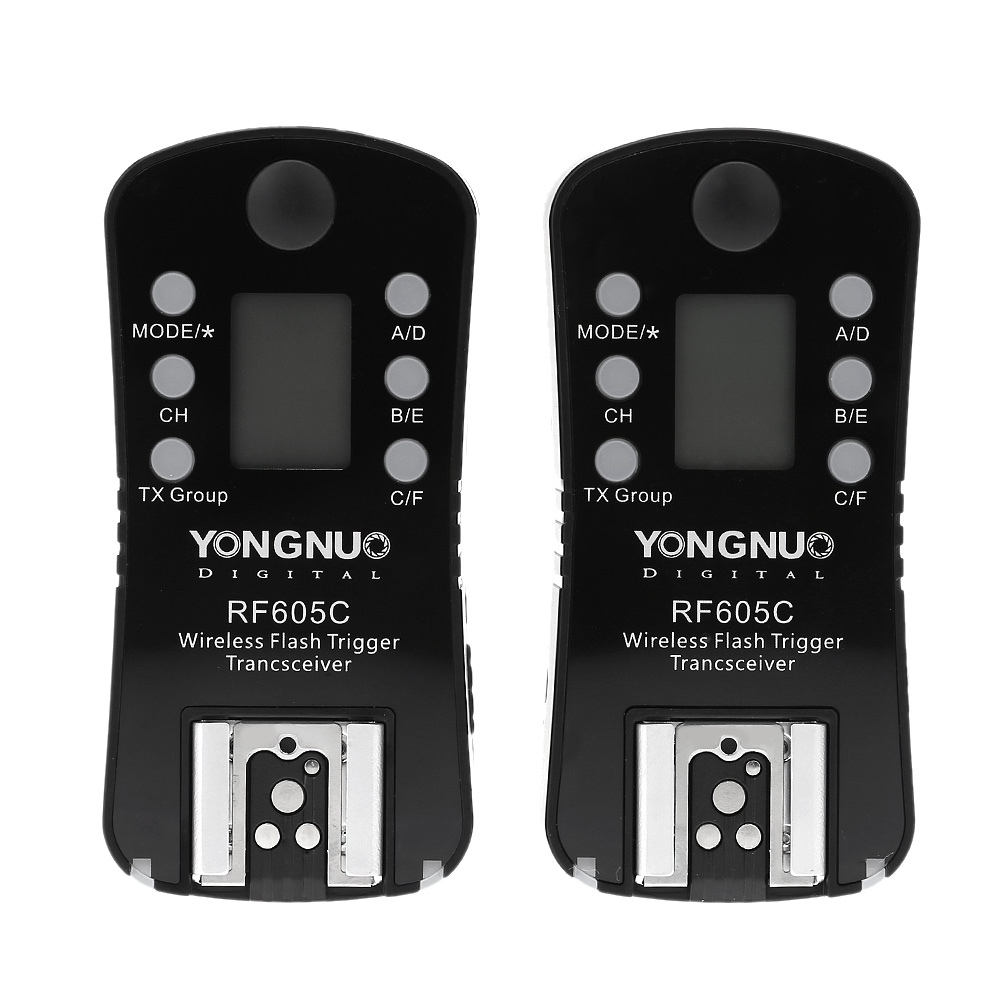 YONGNUO RF605C Wireless Flash Trigger & Shutter Release Shutter Line16 Channels for Canon Cameras
