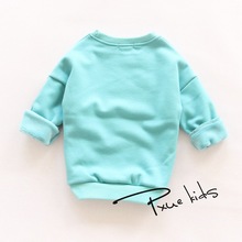 Jchao 2015 New Boys Hoodies Kids Long Sleeve T shirt Girls Fashion Hoody Children Tops Winter