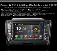 NEW 2 Din 7″ Inch 8GB Auto Car DVD Player GPS Audio Radio Stereo FM Bluetooth for Audi TT 2006~2012 Model HD Touch Screen