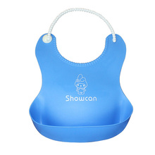 2015 Hot Sale 4 Colors Baby Infants Kids Cute Silicone Bibs Baby Lunch Bibs Cute Waterproof