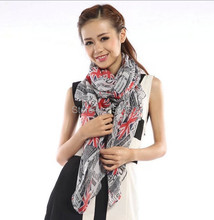Fashion Newspaper UK Union Jack Print Scarf Ladies Scarves Sarong Shawl Wrap