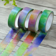 2015 New! Soild Colour Print Washi Tape Adhesive Scrapbooking Tools Christmas Party Kawaii Cute Photo Album Decorative Craft