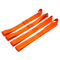 4 X Orange Universal Soft Loops Car Motorcycle Towing Ropes Tie Down Straps Prevent Scratches Motocross