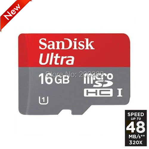 Sandisk  microSDHC UHS-I tf- C 10   48 Ms  Android    w / SD    16 