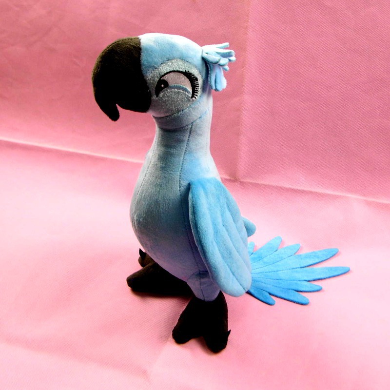 Rio Blue pet parrot 12' stuffed toy doll plush Christmas birthday gift 