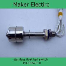 220V stainless steel anti corrosion float ball level switch MK SFS7510 Aquarium Water Level Sensor Stainless