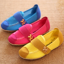 2015 New Design Horse Charm Kids Summer Mesh Hollow Sandals for Girls Boys Brand Wholesale Boys