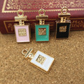 New Rose gold color plated metal alloy oil drop necklace pendant charm Mixed color No 5