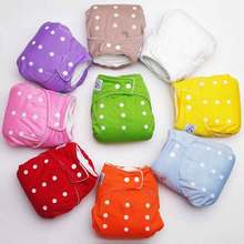 1 PCS Reusable Baby Infant Nappy Cloth Diapers Soft Covers Baby Nappy Size Adjustable Training Pants Size Adjustable 9 Colors