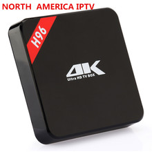 IP STB H96 Amlogic S905 With IPTV Solution Provider North American IPTV APK 90+English,Arabic USA UK African Channel Support VOD