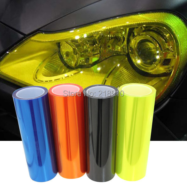 12 Colors 12 X40 30CMX100CM Auto Car Light Headlight Taillight Tint styling waterproof Vinyl Film Sticker
