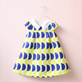 Fashion 2016 New Summer Lolita Style Baby Girl Dress Half Cicle Girl Dress Fly Sleeve Kids