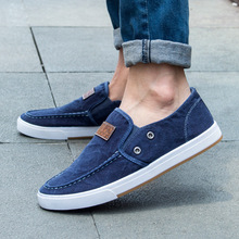 Summer spring hot men canvas men’s new all-match breathable leisure lazy light male comfortable casual fashion trend men shoes