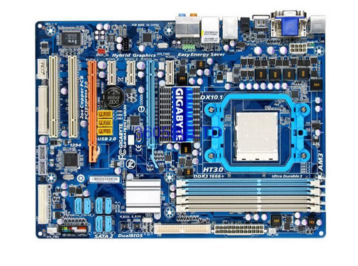 Gigabyte ga-ma785gt-ud3h 785g motherboard all solid state fully integrated ddr3 880g