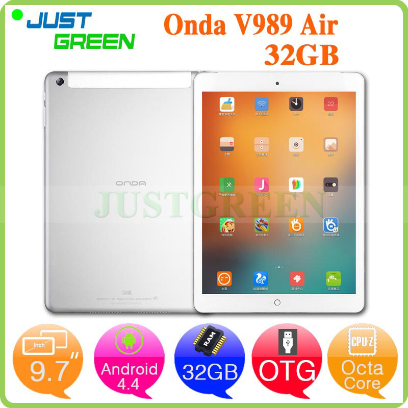 2015 New 9 7 inch Onda V989 Air Allwinner A80 Octa Core Tablet PC 2048 1536
