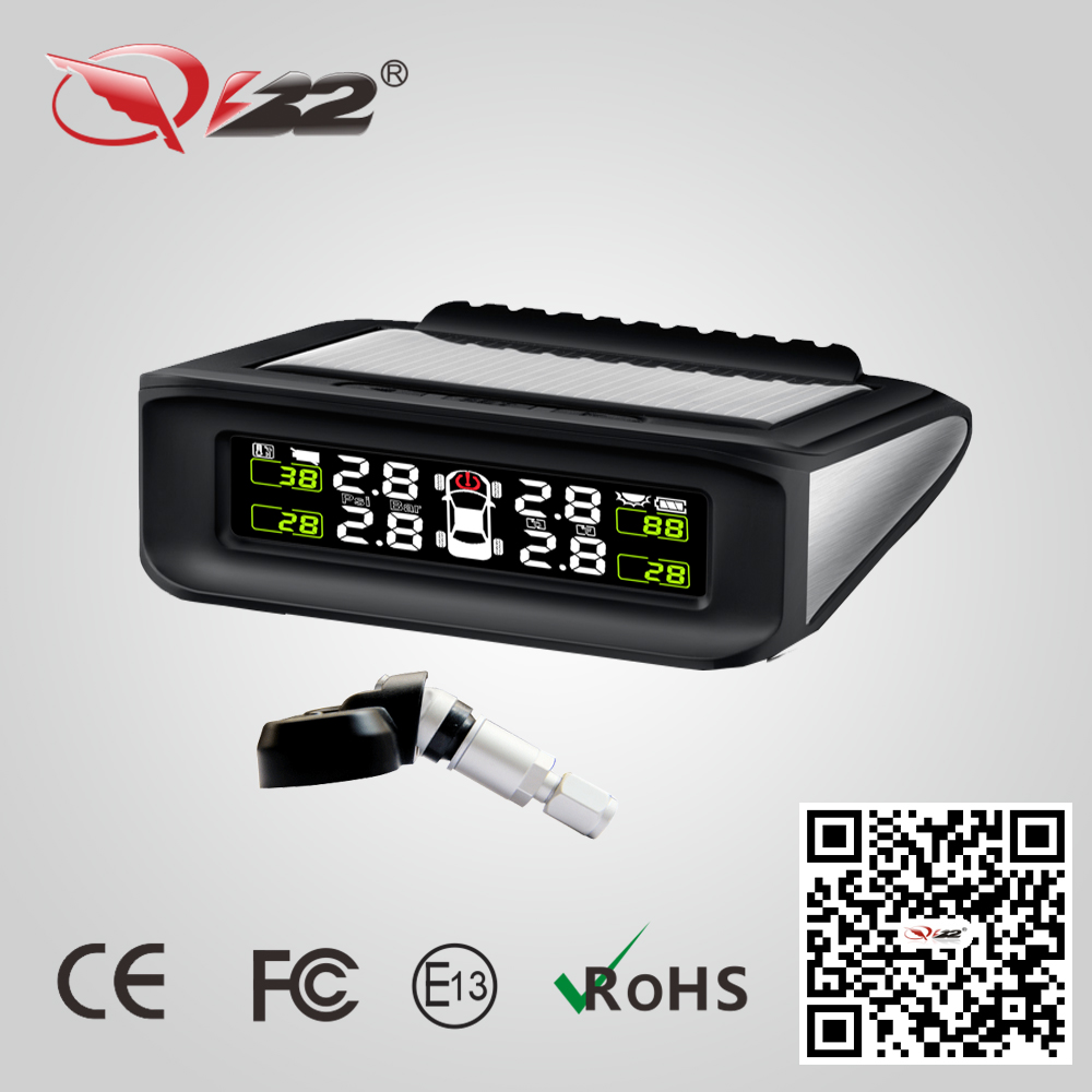LCD display car TPMS solar tire pressure monitoring system internal sensor options show temperature LCD display car TPMS solar tire pressure monitoring system internal sensor options show temperature