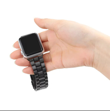 2015 New Five bead free shipping 316L Stainless steel metal strap 38 42mm Hard wear resisting