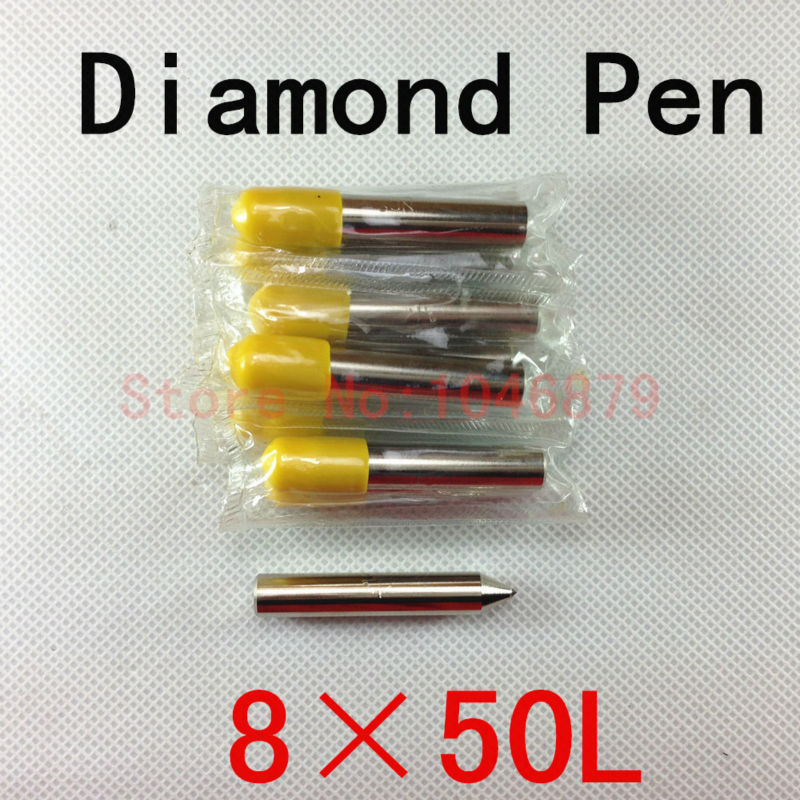 8mm Dia 50mm Length Grinding Wheel Diamond Dressing Pen Dresser Tool Head for the natural diamond