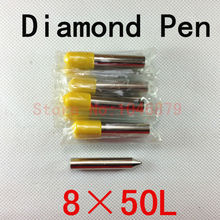 8mm Dia 50mm Length Grinding Wheel Diamond Dressing Pen Dresser Tool,Head for the natural diamond