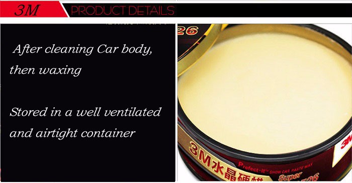 22016 High Quality 297 g Paint Care Car Wax Polishing Paste with Spong Cloth Universal Car Styling Scratch Remove