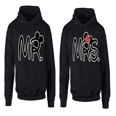 His and Hers Matching Couple Hoodies Mr and Mrs Cute Couple Hoodie Mr Mrs Set 2