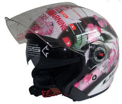 Professional dot approved half helmets with Controable Internal Black Sunglass,DOT, ECE Approved LS2 OF 569