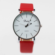11 color Free shipping 2016 Fashion New Retro Casual female students Slim business watches belts couple tables for women W0144