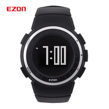 Nuevo diseño EZON relojes digitales hombres mujeres deportes zapatillas para caminar senderismo relojes velocidad distancia podómetro calorías a prueba de agua / T029