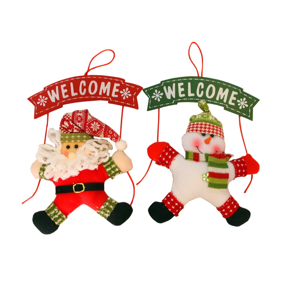 christmas door decorations welcome hangings santa claus christmas door decorations welcome hangings santa claus