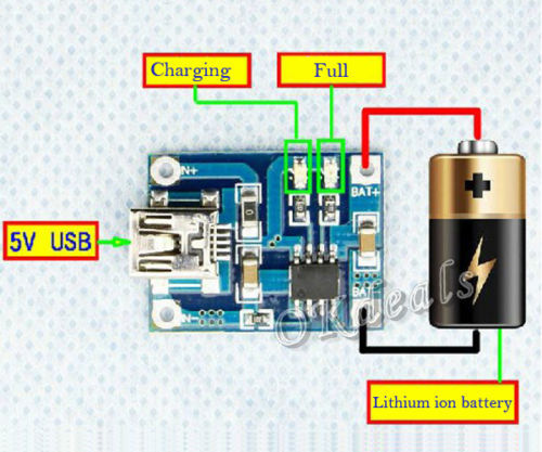  USB TP4056       