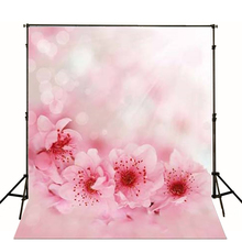 Photo Background Sunshine Aura Photography Baby Backdrop Pink Flowers Digital Studio Background