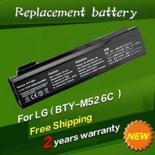 4400mah 11.1v Laptop Battery For LG K1 series 925C2240F BTY-M52 BTY-M52/B 6Cells Free shipping
