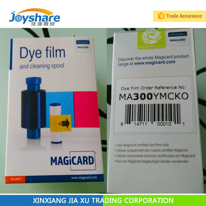 GENUINE Magicard MA300YMCKO Full Color Ribbon 300 prints Dye Film Ribbon NEW