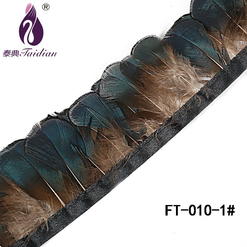 black cock Feather Plumage Ribbon high quality